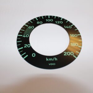 KM wijzerplaat Porsche 356 (KM dial Porsche 356)