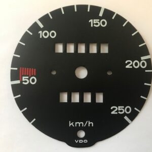 KM wijzerplaat Porsche 911 (250 KM dial Porsche 911)